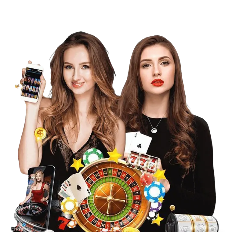 Casino game variety icon with slot machines and cards